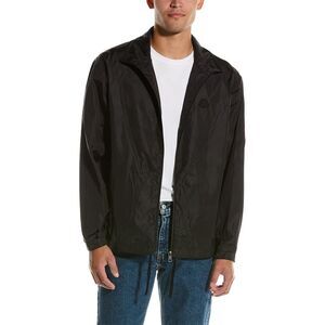 Moncler Mens Windbreaker Jacket, Black